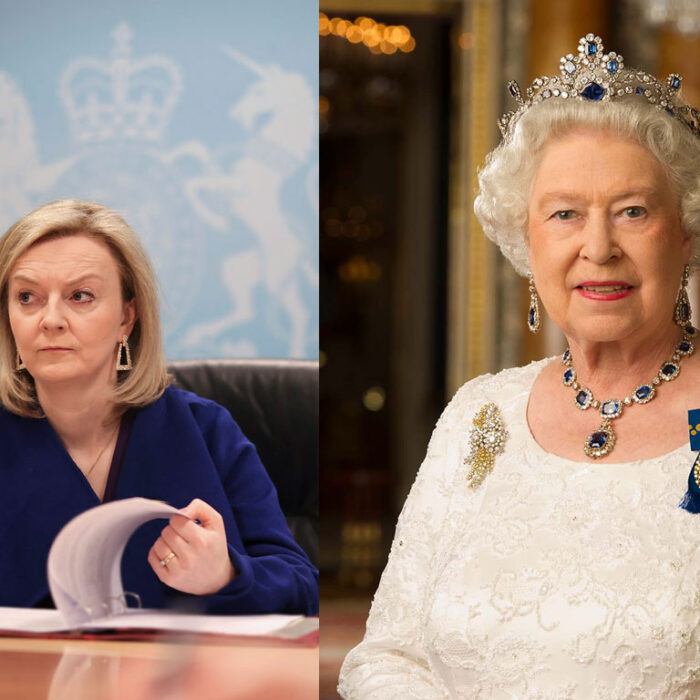 Liz Truss et Elizabeth II