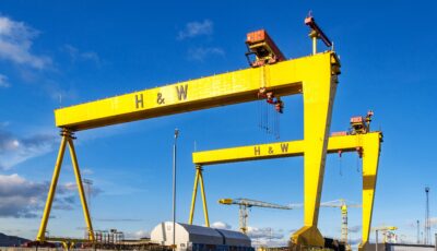 Les grues Samson & Goliath de Belfast - © kilhan
