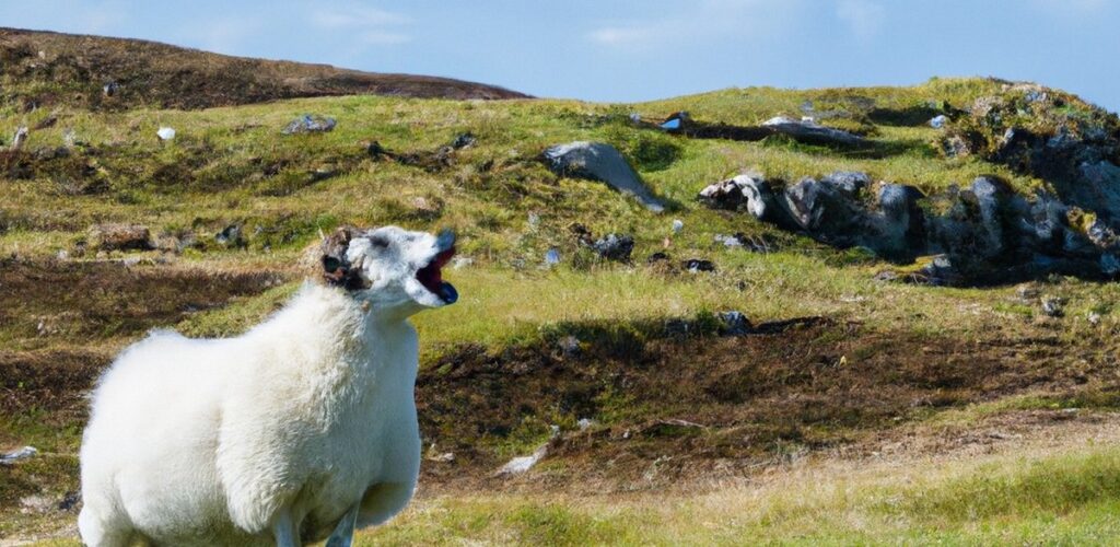 Des moutons chantant en chœur en Irlande