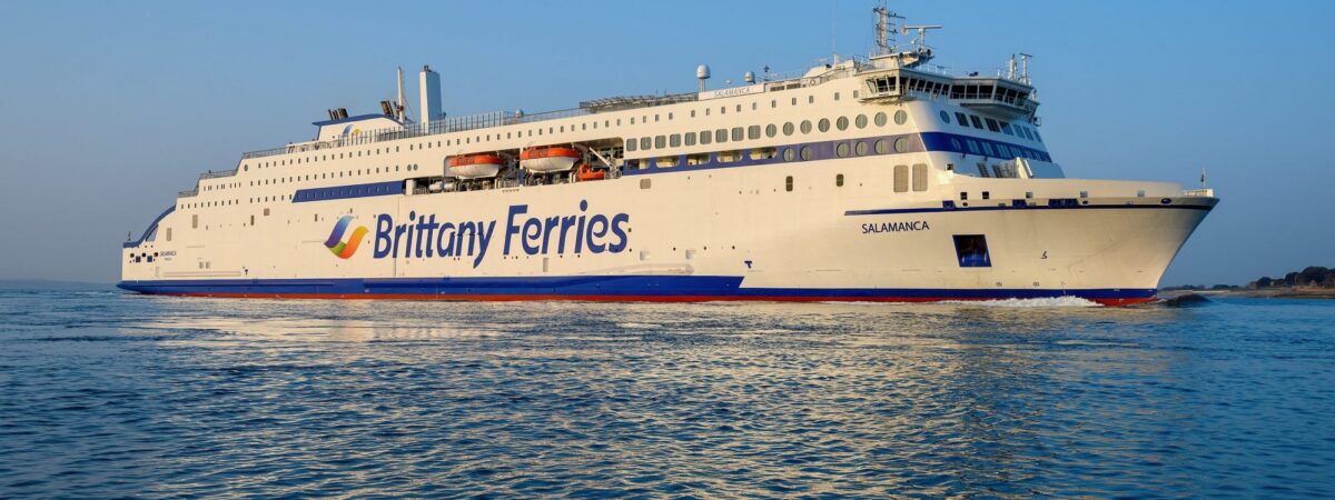 Le ferry Salamanca de Brittany Ferries effectue les traversées de Cherbourg vers Rosslare mais aussi de Bilbao vers Rosslare - © BRITTANY FERRIES