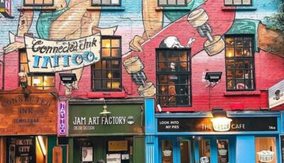 Un mur peint de Temple Bar