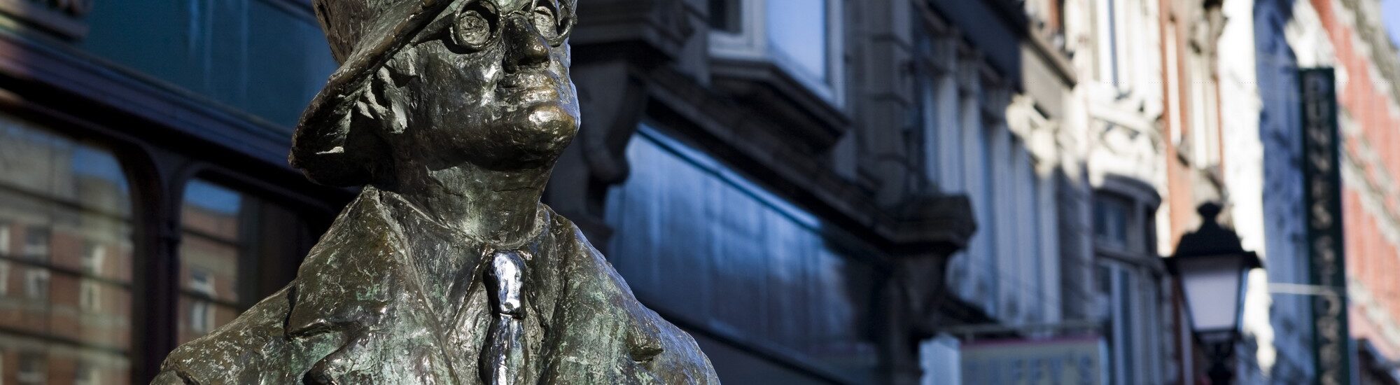Statue de James Joyce, père du personnage de Leopold Bloom - © Dave Walsh