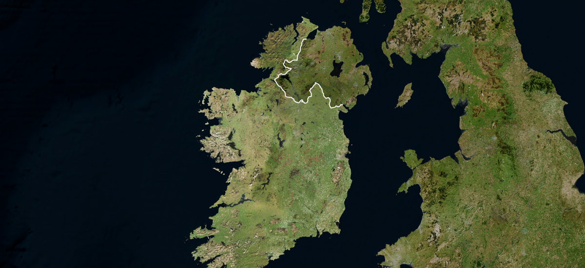 Image satellite de l'Irlande - © Satellite Stocks