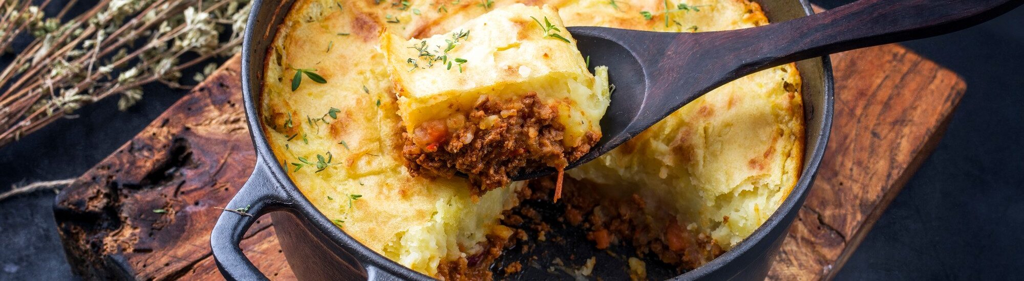 La cottage pie