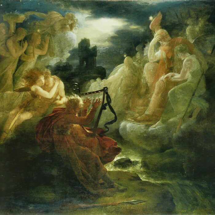 Représentation de Oisín et son voyage à Tir na nÓg - Public Domain