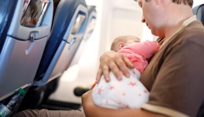 Prendre l'avion vers l'Irlande avec un bébé est extrêmement confortable - © Irina Schmidt 