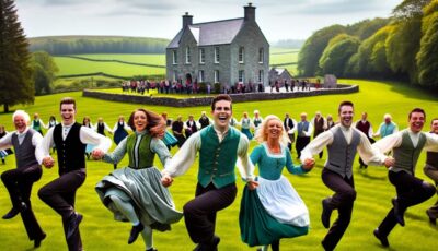 Des danseurs de Céilí