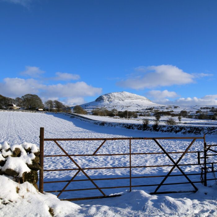 La Slemish Mountain sous la neige - © Creative Landscapes