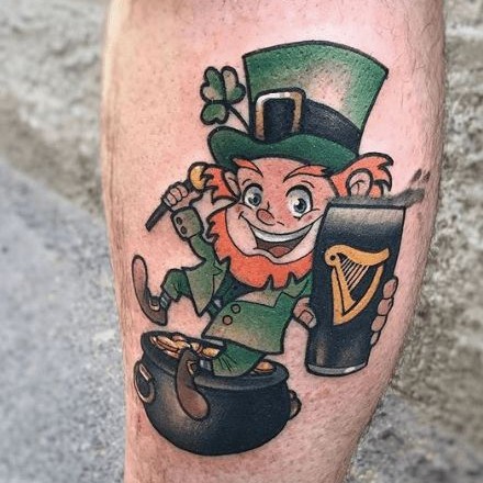 Tattoo de leprechaun