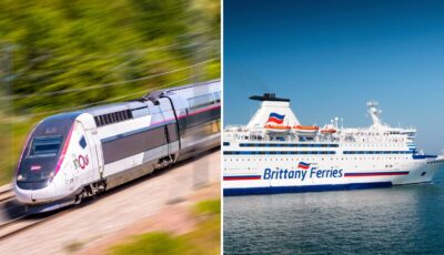 Le combiné train-ferry depuis la France