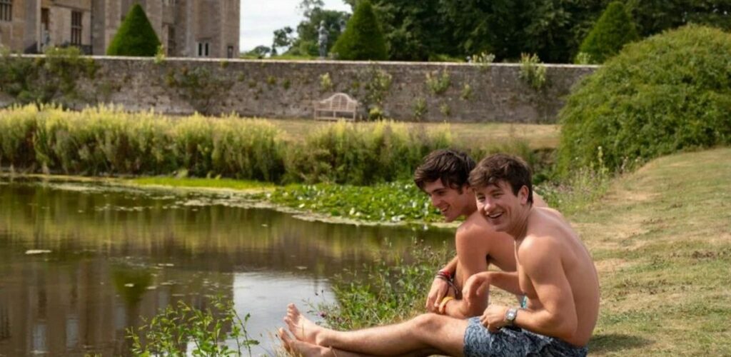 Barry Keoghan et Jacob Elordi dans Saltburn