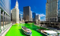 La Chicago River, teinte en vert - © vichie81 - Getty Images