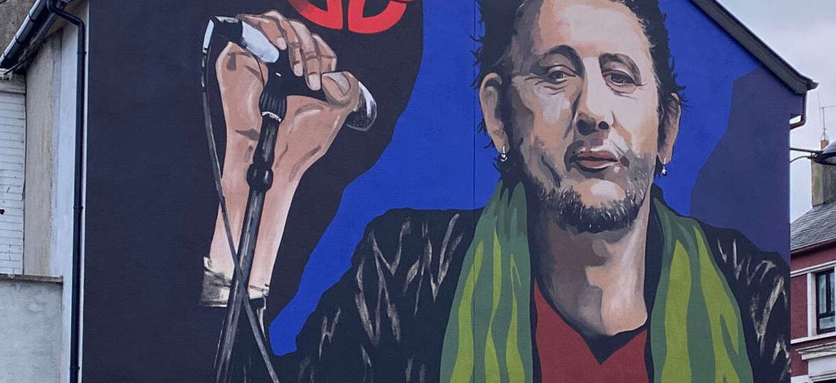 La fresque de Shane MacGowan à Nenagh